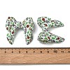 Floral Silicon Beads SL-CBAC986-02B-3