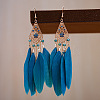 Rhombus Alloy Rhinestone Chandelier Earrings FS-WGCB5E2-03-1