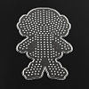 Girl ABC Plastic Pegboards used for 5x5mm DIY Fuse Beads X-DIY-Q009-42-1