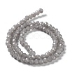 Baking Paint Imitation Jade Glass Bead Strands DGLA-A034-J10mm-A43-4