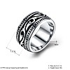 Men's Stainless Steel Finger Rings RJEW-BB29955-11-6