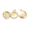 Brass Locket Pendants KK-P199-07G-3
