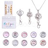 DIY Interchangable Pendant ID Card Holder Necklace Making Kit DIY-SZ0009-83B-1