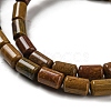Natural Petrified Wood Beads Strands G-M420-E06-03-4