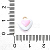 Zinc Alloy Enamel Charms FIND-U029-01G-07-3