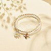 2Pcs Glass Seed Beaded Stretch Bracelets Set BJEW-JB08088-03-2