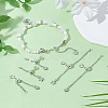 12Pcs 6 Styles Brass Ends with Chain FIND-NB00003-4