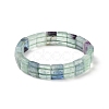 Natural Fluorite Gemstone Stretch Bracelets BJEW-F406-B06-4