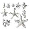 10Pcs Ocean Theme 304 Stainless Steel Pendants STAS-P426-04P-1