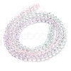 Transparent Painted Glass Beads Strands X-DGLA-A034-T3mm-A23-5