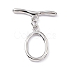 Rack Plating Brass Toggle Clasps X-KK-B036-06P-1