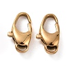 Ion Plating(IP) 304 Stainless Steel Lobster Claw Clasps STAS-F109-01G-2