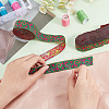 7M Flat Ethnic Style Embroidery Floral Polyester Ribbons OCOR-WH0070-62A-3