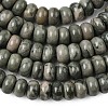 Natural Green Wood Lace Stone Wooden Jasper Beads Strands G-A280-A29-01-3