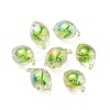 UV Plating Rainbow Iridescent Acrylic Beads OACR-F004-07E-1