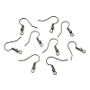 Brass Earring Hooks X-KK-S075-B-1