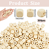 300Pcs UnDyed Natural Wood Beads WOOD-SP0001-63-2