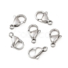 Tarnish Resistant 316 Stainless Steel Lobster Claw Clasps X-316-FL12A-1