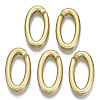 Opaque Spray Painted Acrylic Linking Rings OACR-S021-21A-B01-1