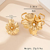 Flower Alloy Cuff Bangles & Cuff Rings Sets for Women FS-WGC4226-01-2