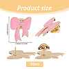 16Pcs Bowknot Enamel Pins JEWB-FH0002-01A-2