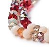 Glass Beads Strands X-EGLA-A034-M3mm-05-4