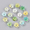 Frosted Transparent Acrylic Beads OACR-N137-72H-2