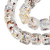 Handmade Silver Foil Lampwork Beads FOIL-N004-01A-08-3