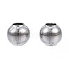 Round 304 Stainless Steel Beads STAS-TAC0004-3mm-P-2