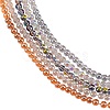 5 strands 5 Colors Electroplate Glass Beads Strands EGLA-SZ0001-16-1