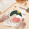 Linen Cross Stitch Fabric DIY-WH0504-692-4