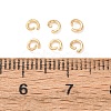 Brass Open Jump Rings KK-G604-08G-07-3