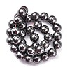 Magnetic Synthetic Hematite Beads Strands X-G-Q893-12mm-3