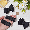 4Pcs 2 Styles Bowknot Webbing Ribbon Shoe Decorations FIND-AR0006-11-3