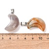 Natural Cherry Blossom Agate Pendants G-F820-02L-25-2