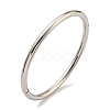 Non-Tarnish 202 Stainless Steel Hinged Plain Bangles BJEW-M317-05P-1