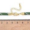 Ployester Core-Wrapped Round Cord Necklace Making KK-CBACFA2-03G-23-3