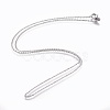 Non-Tarnish 304 Stainless Steel Cable Chain Necklaces NJEW-P248-01P-1