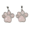 Natural Rose Quartz Pendants G-B194-02P-08-1