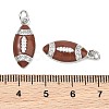 SHEGRACE Brass Micro Pave Clear Cubic Zirconia Pendants XGRQ29962-395P-3
