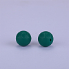 Round Silicone Focal Beads SI-JX0046A-129-2