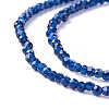 Transparent Glass Beads Strands GLAA-C019-01A-26-3