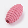 Natural Wood Beehive Beads WOOD-Q030-28-2