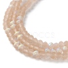 Imitation Jade Glass Beads Strands EGLA-A034-T2mm-MB20-4
