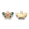 Alloy Enamel Pendants ENAM-N055-014F-NR-3