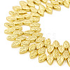 130Pcs 2 Strands Electroplate Glass Beads Strands EGLA-TA0013-56A-2