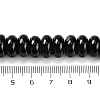 Natural Black Agate(Dyed & Heated) Beads Strands G-G177-F01-02-5