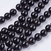 Natural Black Onyx Beads Strands G-H1567-10MM-1
