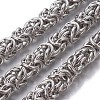 Tarnish Resistant 304 Stainless Steel Byzantine Chains CHS-P007-07P-03-1