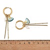 Alloy Rhinestone Hoop Earrings EJEW-JE07389-5